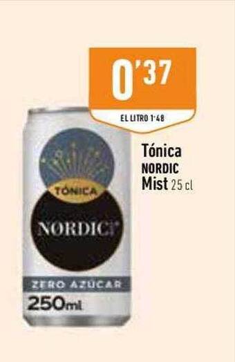 Supermercados Deza Tónica Nordic Mist oferta