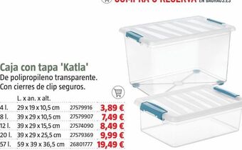 Bauhaus Caja con tapa oferta