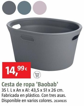 Bauhaus Cesta para ropa oferta