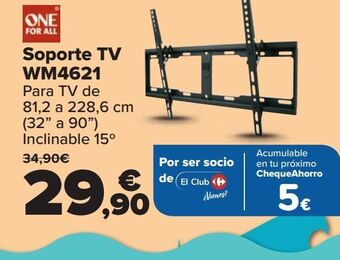 Carrefour Soporte tv wm4621 oferta