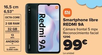 Carrefour Smartphone libre redmi 9a oferta