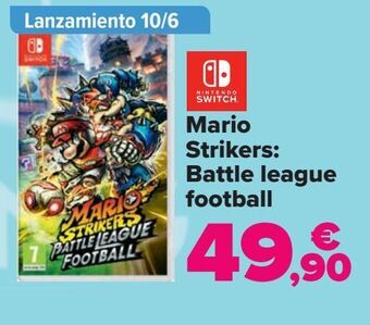 Carrefour Nintendo switch mario strikers: battle league football oferta