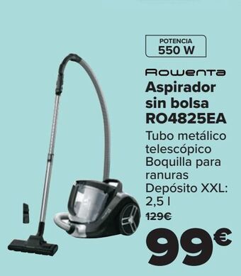 Carrefour Rowenta aspirador sin bolsa ro4825ea oferta