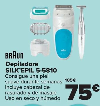 Carrefour Braun depiladora silk'epil 5-5810 oferta