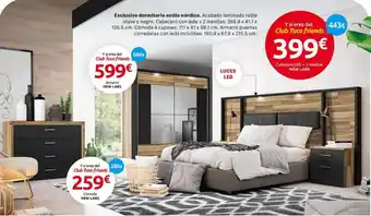 Tuco New Lars Cabecero LED - 2 Mesitas oferta