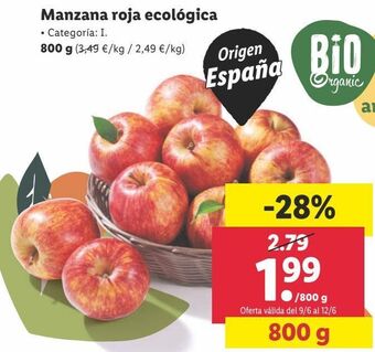 Lidl Manzanas oferta