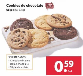 Lidl Galletas de chocolate oferta