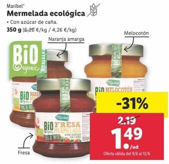 Lidl Mermelada maribel oferta