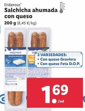 Lidl Salchichas eridanous oferta