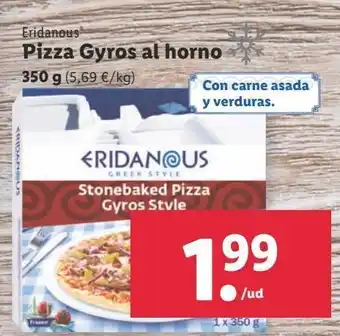 Lidl Pizza eridanous oferta