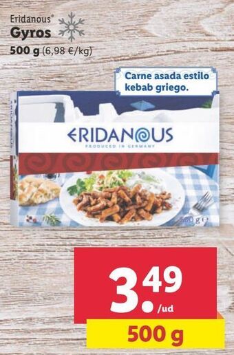 Lidl Carne eridanous oferta