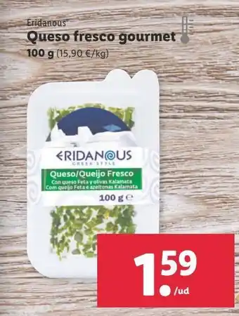 Lidl Queso fresco eridanous oferta