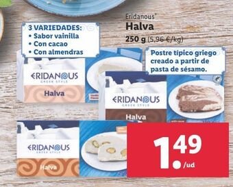 Lidl Postres eridanous oferta