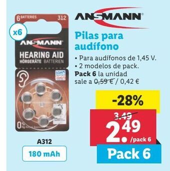 Lidl Pilas oferta