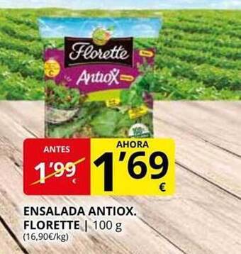 Supermercados MAS Ensalada Antiox Florette oferta