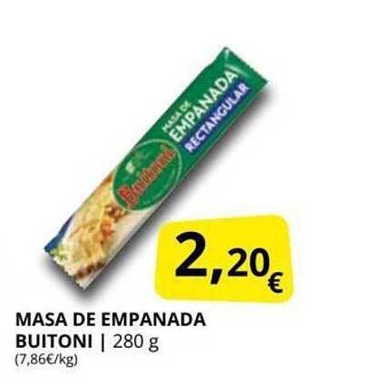 Supermercados MAS Masa De Empanada Buitoni oferta