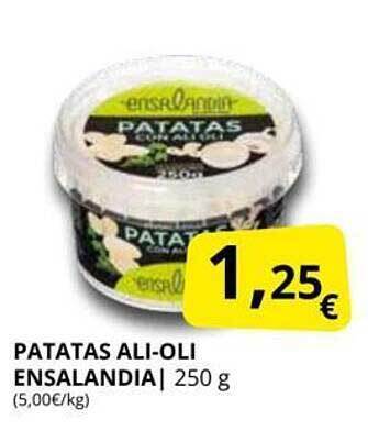 Supermercados MAS Patatas Ali-oli Ensalandia oferta