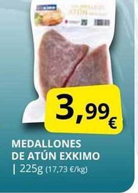 Supermercados MAS Medallones De Atún Exkimo oferta