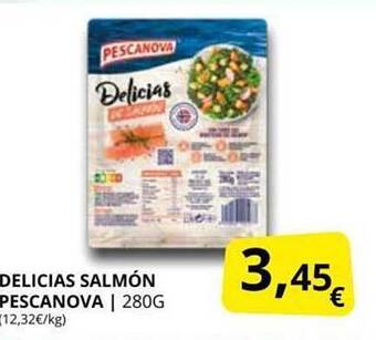 Supermercados MAS Delicias Salmón Pescanova oferta