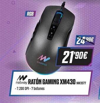 Beep Netway Ratón Gaming Xm430 oferta