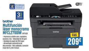 Beep Brother Multifunción Láser Monocromo Mfcl2710dw oferta