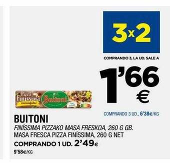 BM Supermercados Buitoni Masa Fresca Pizza Finissima oferta