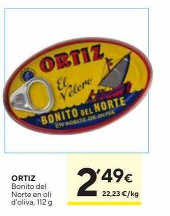 Caprabo Ortiz Bonito Del Norte En Oli D'oliva oferta