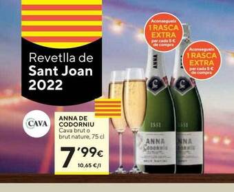 Caprabo Anna De Codorniu Cava Brut O Brut Nature oferta