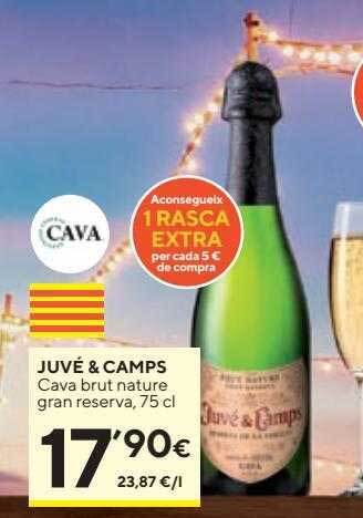 Caprabo Juvé & Camps Cava Brut Nature Gran Reserva oferta