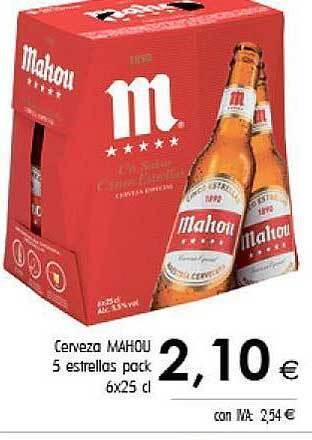 Cash Ifa Cerveza Mahou 5 Estrellas oferta
