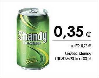 Cash Ifa Cerveza Shandy Cruzcampo oferta