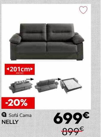 Conforama Sofá Cama Nelly oferta