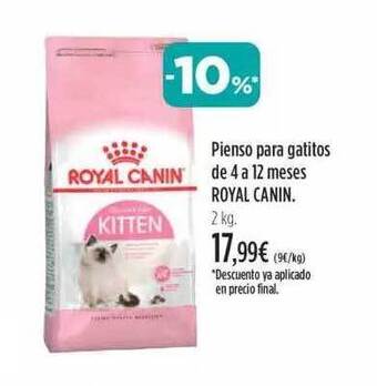 El Corte Inglés Pienso Para Gatitos De 4 A 12 Meses Royal Canin oferta