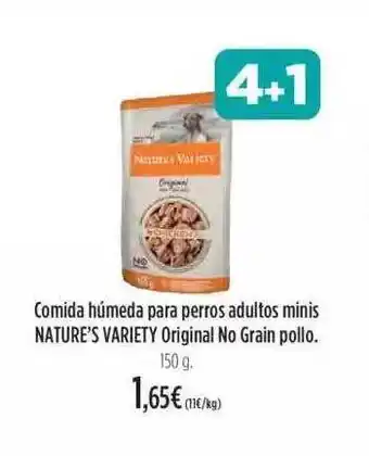 El Corte Inglés Comida Húmeda Para Perros Adultos Minis Nature's Variety Original No Grain Pollo oferta