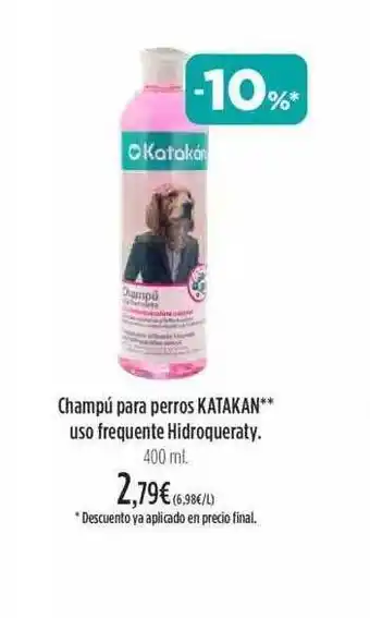 El Corte Inglés Champú Para Perros Katakan Uso Frequente Hidroqueraty oferta
