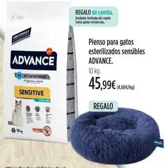 El Corte Inglés Pienso Para Gatos Esterillizados Sensibles Advance oferta