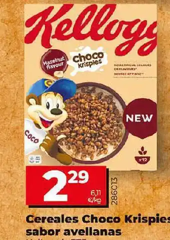 La Plaza de DIA Cereales Choco Krispies Sabor Avellanas oferta