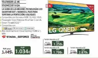 Milar Televisor Lg 4k oferta