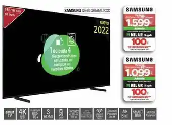 Milar Samsung Qe65bauxxc oferta
