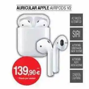 Milar Auricular Apple Airpods V2 oferta