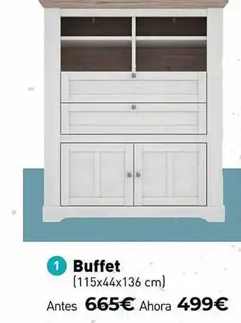 Mubak Buffet 115x44x136 Cm oferta