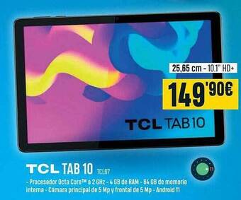 PCBox Tcl Tab 10 oferta