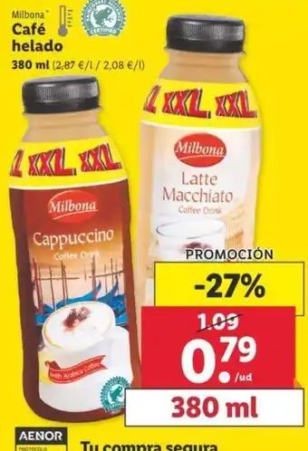 Lidl Cefè helado 380ml oferta