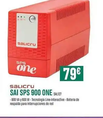 PCBox Salicru Sai Sps 900 One oferta