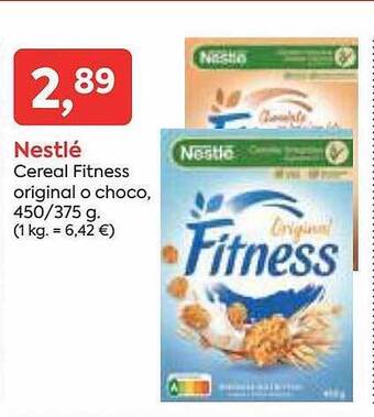 Suma Supermercados Nestlé Cereal Fitness Original O Choco oferta