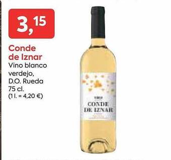 Suma Supermercados Conde De Iznar Vino Blanco Verdejo D.o. Rueda oferta