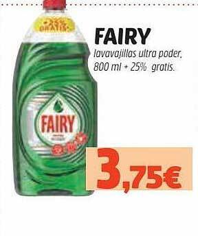 Supermercados Lupa Fairy Lavavajillas Ultra Poder oferta