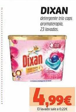 Supermercados Lupa Dixan Detergente Trio Caps Aromaterapia 23 Lavados oferta