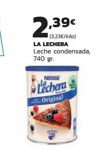 Supermercados Lupa La Lechera Leche Condensada oferta