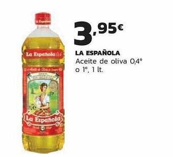 Supermercados Lupa La Española Aceite De Oliva 0.4° O 1° oferta